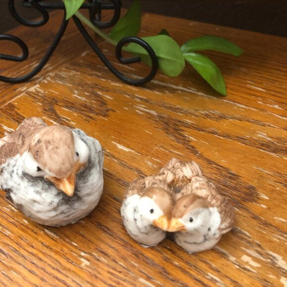 Mommy and Baby Birds Ceramic Collectibles - Picture 4 of 4